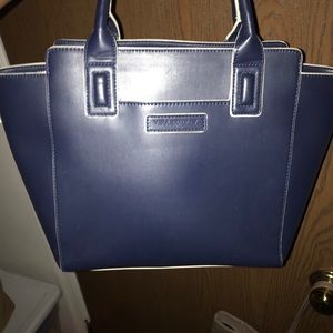 Navy Vera Bradley Satchel